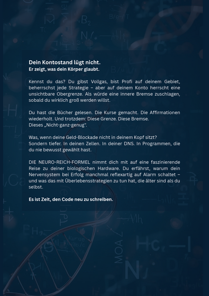 DIE NEURO-REICH-FORMEL: Der Körper-Code deiner finanziellen Freiheit